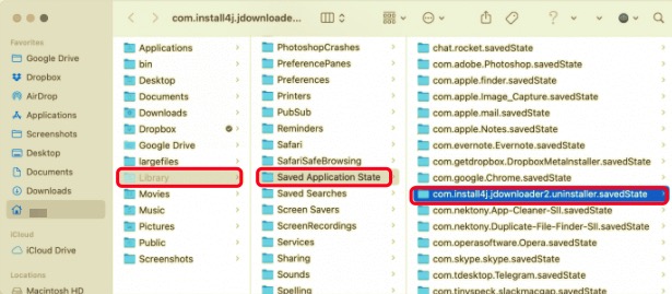 Désinstaller manuellement JDownloader sur Mac avec tous les fichiers associés