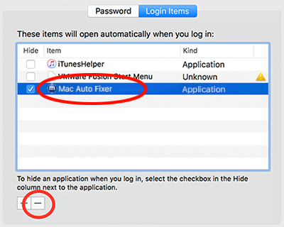 Comment supprimer Mac Auto Fixer