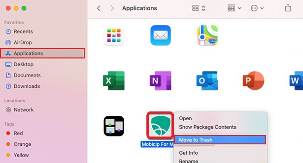 Désinstaller manuellement Mobicip sur Mac