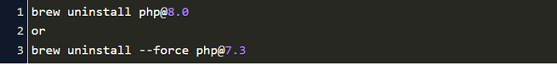 Désinstaller PHP sur Mac à l'aide de Terminal