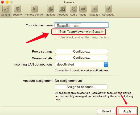 Supprimer TeamViewer du démarrage sur Mac
