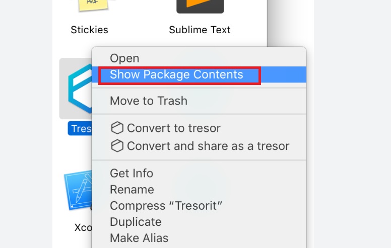Désinstaller manuellement Tresorit sur Mac