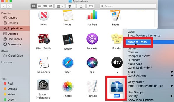 Désinstaller manuellement Xtreme Download Manager sur Mac