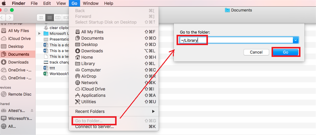 Naviguez dans le dossier de la bibliothèque pour désinstaller ScreenFlow