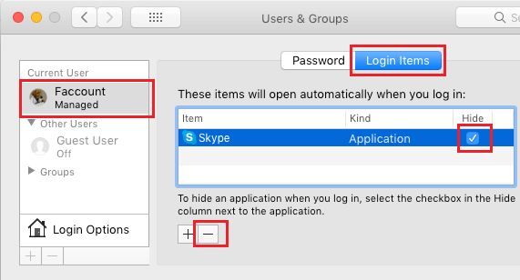 Empêcher Skype de démarrer automatiquement sur Mac
