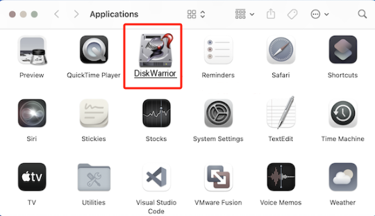 Désinstaller DiskWarrior sur Mac manuellement