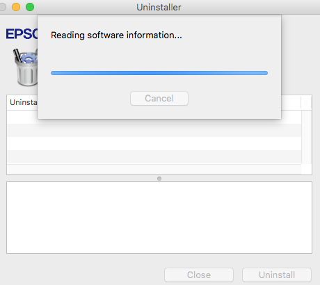 Désinstaller manuellement le logiciel Epson sur Mac