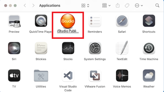 Supprimer manuellement iStudio Publisher de Mac