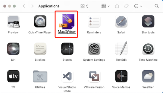 Désinstaller MacDjView de mon Mac