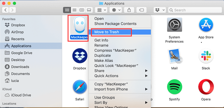 Désinstaller MacKeeper sur Mac