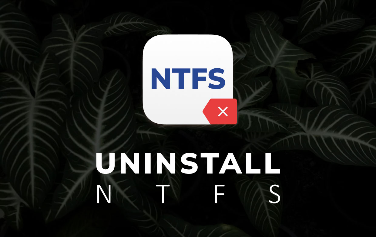 Désinstaller NTFS pour Mac