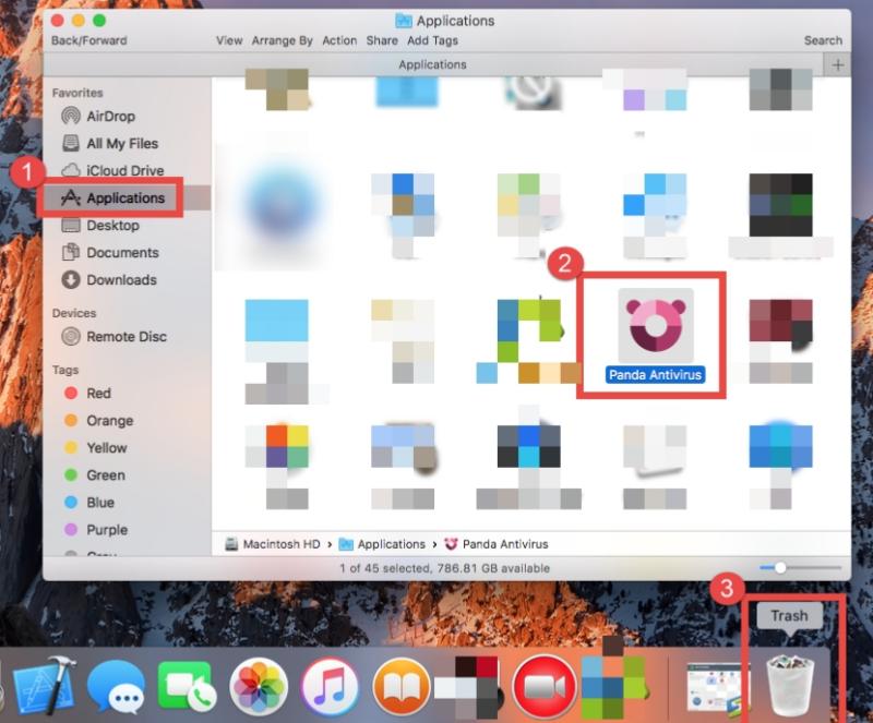Supprimer manuellement Panda Antivirus de Mac