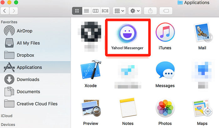 Désinstaller manuellement Yahoo sur Mac