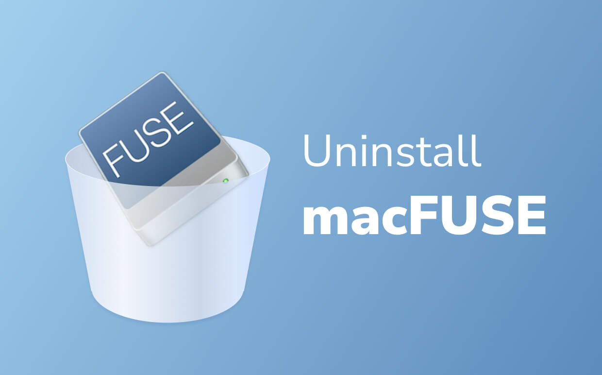 Désinstaller macFUSE