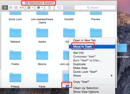 Désinstaller Xee sur Mac étape par étape