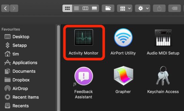 Activity Monitor est l'un des meilleurs moniteurs de performances Mac