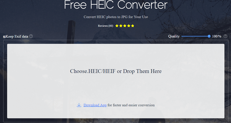 Convertisseur Apowersoft HEIC en JPG