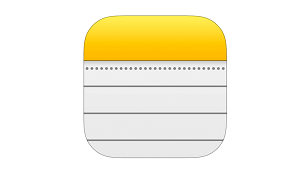 Icône Apple Notes