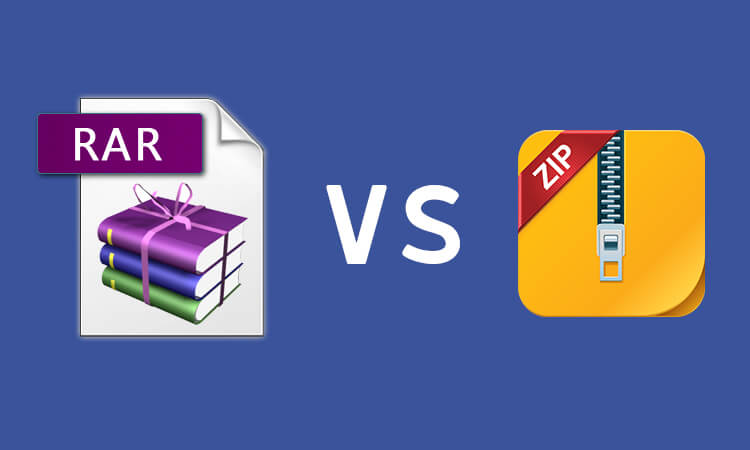 Différences entre les fichiers RAR et Zip