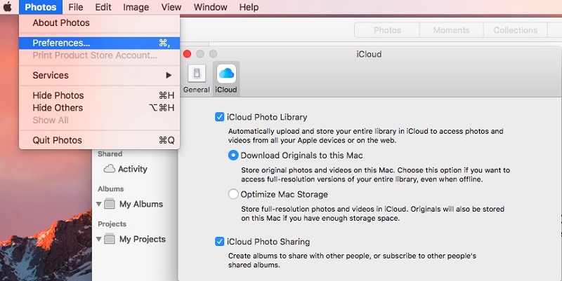 Activez les photos iCloud sur votre ordinateur macOS