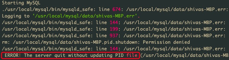 Configurer MySQL sur Mac pour l'application Terminal