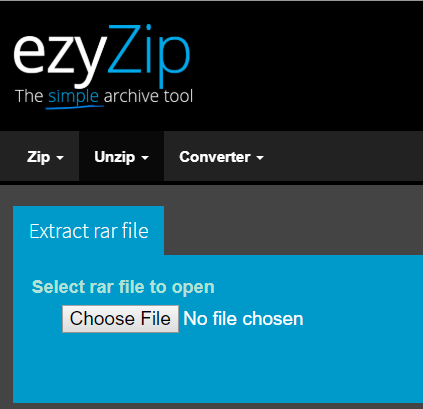 Ouvrez les fichiers RAR sur Mac avec ezyZip