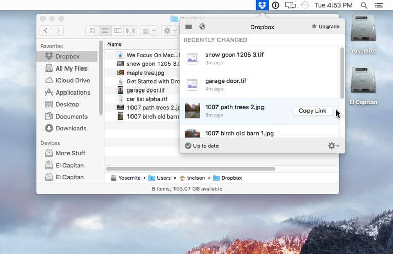 Comment sauvegarder Mac Dropbox