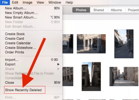 Supprimer des photos d'iPhoto sur Mac