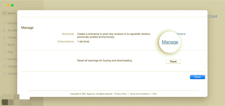 Annuler Mac AppleCare dans l'App Store