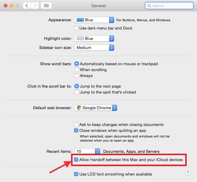 Connectez l'iPhone à Mac avec l'utilisation de la continuité