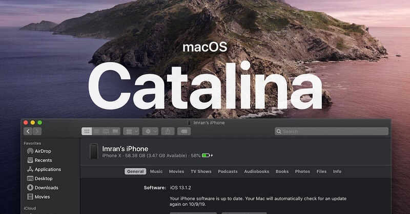 Synchronisez votre iPhone avec MacOS Catalina