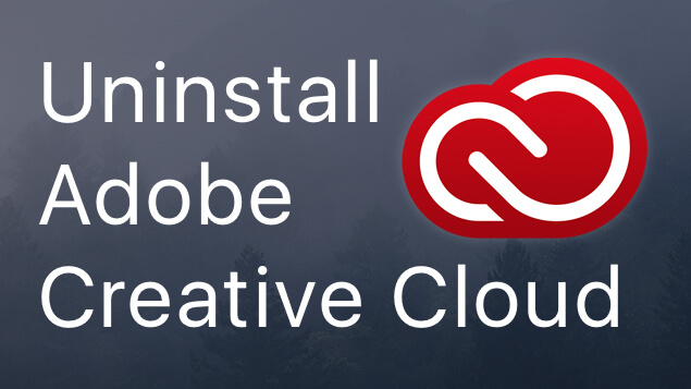 Désinstaller Creative Cloud