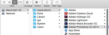 Désinstaller manuellement Photoshop sur Mac