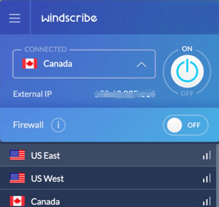 Windscribe VPN gratuit pour Mac