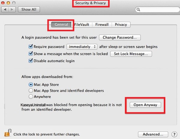 Désinstaller manuellement Kaseya sur Mac