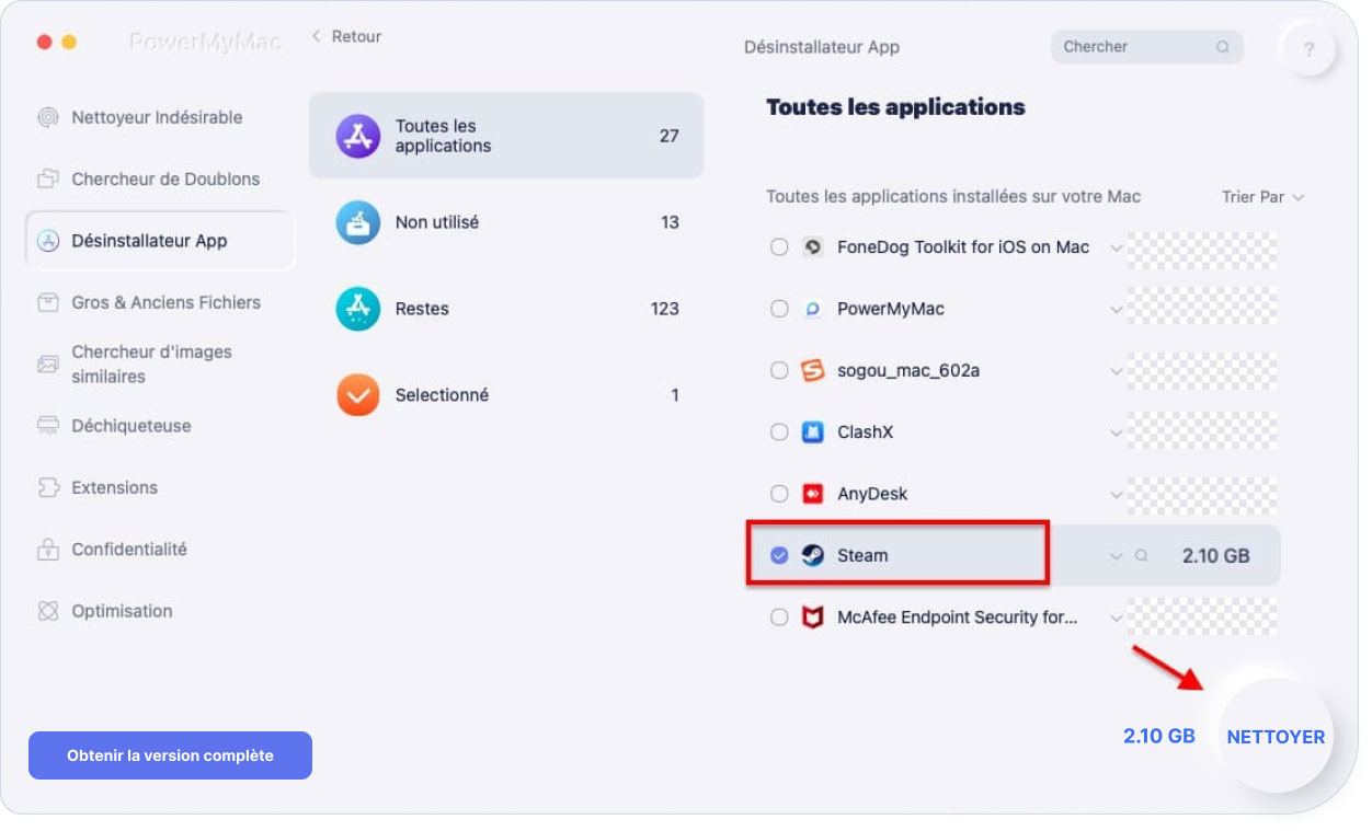 désinstaller Steam sur Mac efficacement