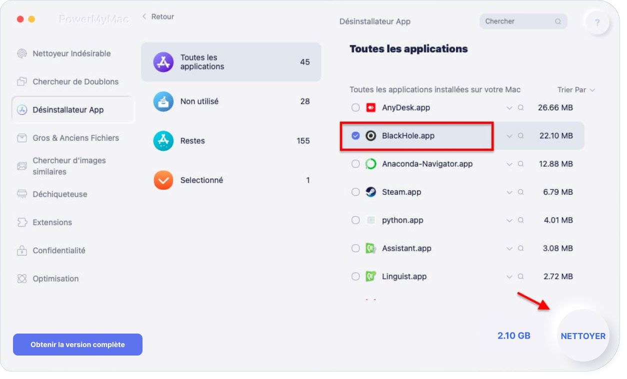 Désinstaller totalement BlackHole sur Mac