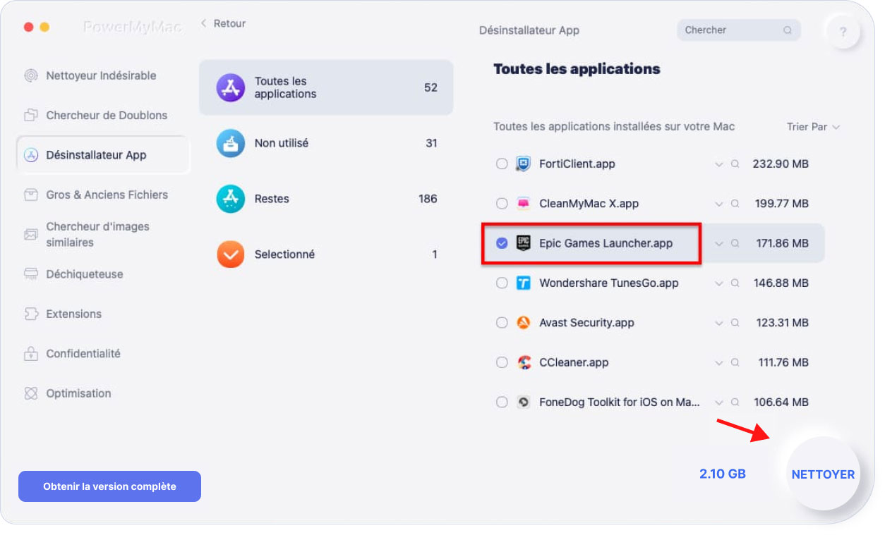 Débarrassez-vous complètement de Epic Games Launcher sur Mac
