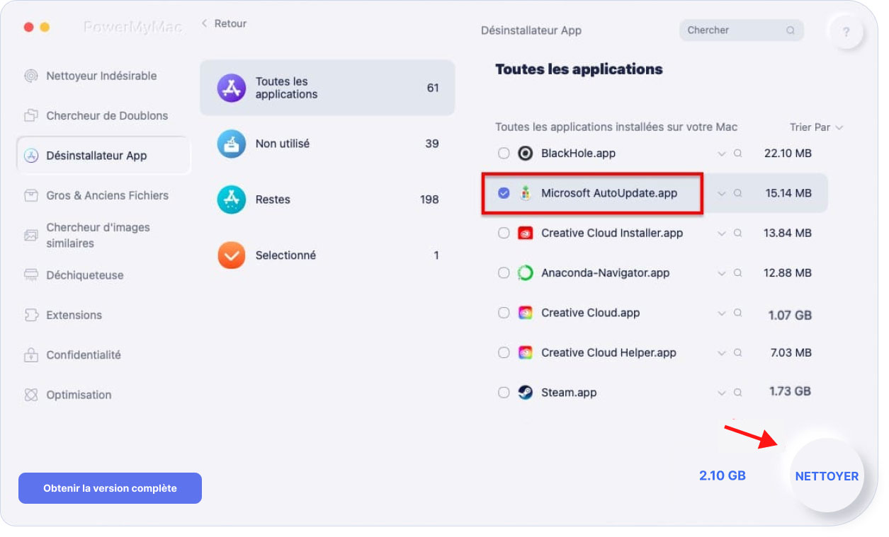 Désinstaller complètement Microsoft AutoUpdate sur Mac