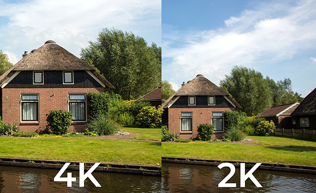 Résolution 2K contre 4K