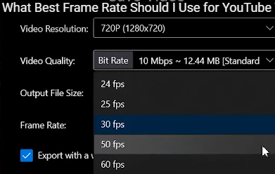 Meilleur taux de rafraîchissement pour YouTube