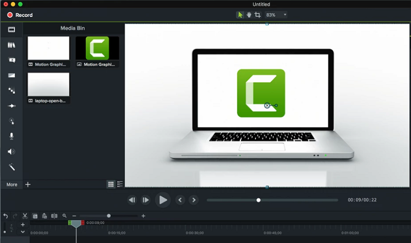 Enregistreur d'écran gratuit pour Mac - Camtasia