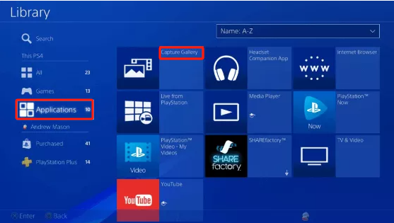 Emplacement du dossier de captures d'écran de Genshin Impact sur PS4