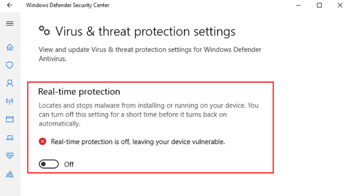 Désactivez l'antivirus pour corriger l'expérience GeForce qui ne fonctionne pas