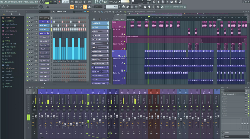 Logiciel d'enregistrement de musique pour Chromebook - FL Studio