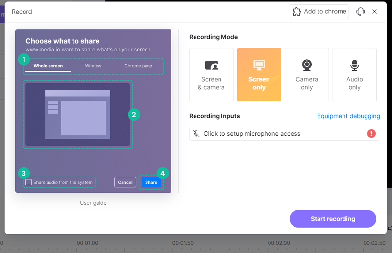 Enregistreur audio YouTube Media.io