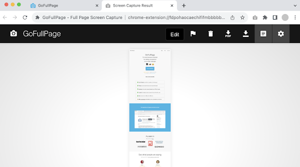 Prendre une capture d'écran pleine page sur Mac via GoFullPage