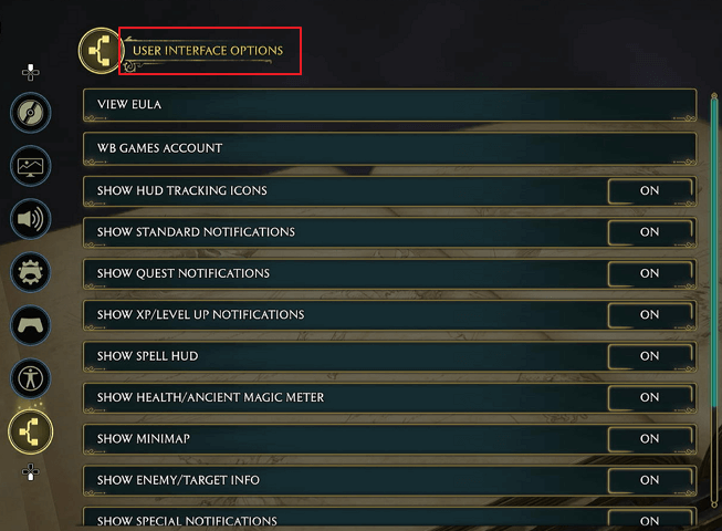 Préparation avant de capturer les captures d'écran de Hogwarts Legacy