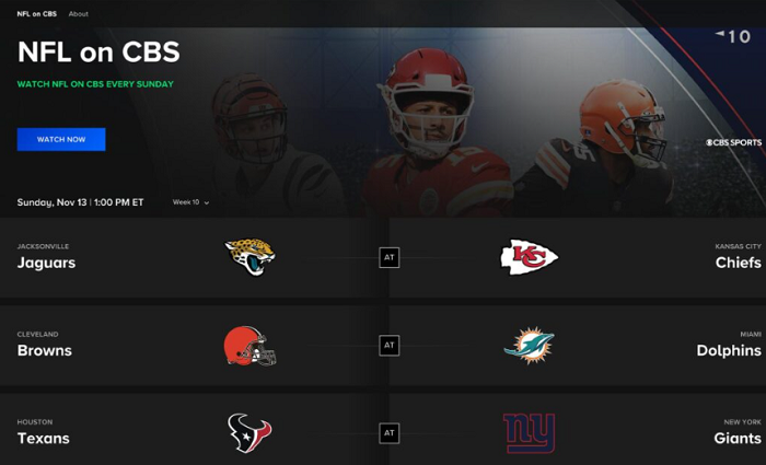 Regardez la NFL sur Paramount Plus