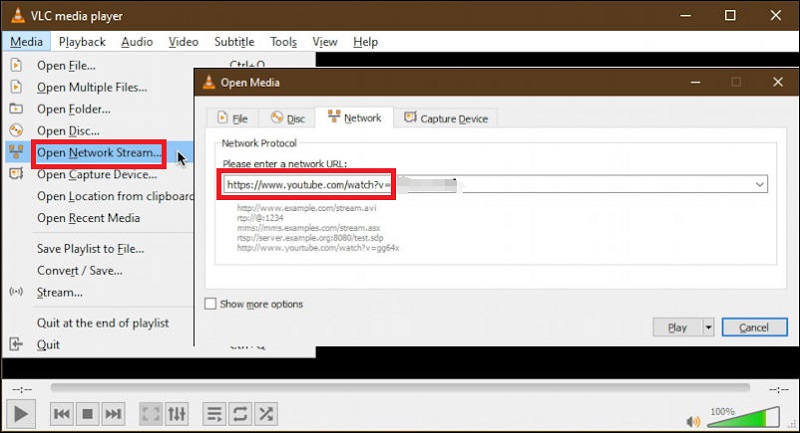 Enregistrer l'audio de YouTube via VLC